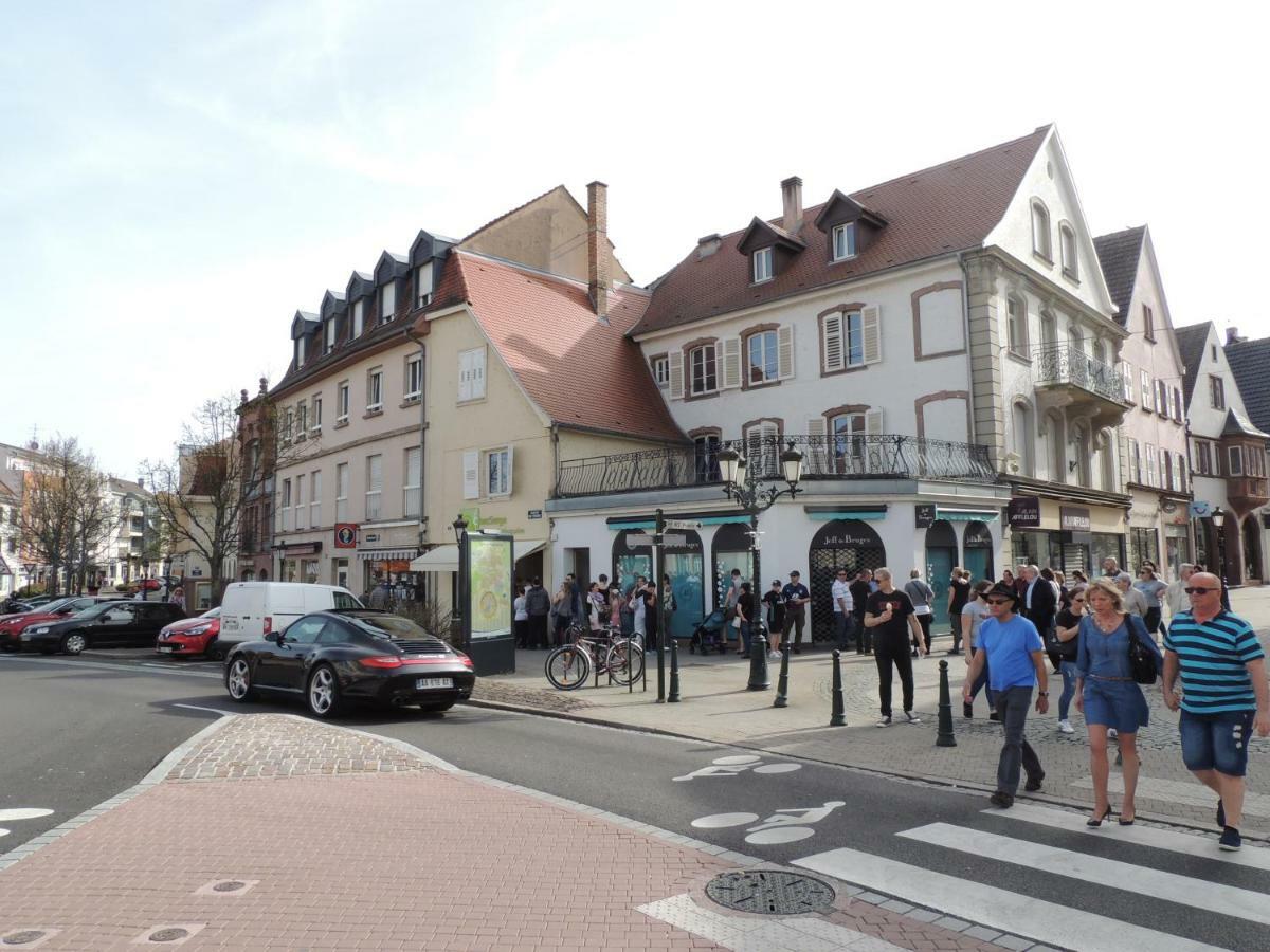 Appart'Azur Haguenau - Centre Grand'Rue - Logements Entiers Pour Voyageur Pro Luaran gambar