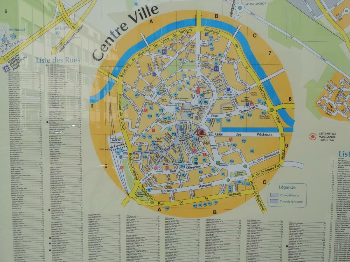 Appart'Azur Haguenau - Centre Grand'Rue - Logements Entiers Pour Voyageur Pro Luaran gambar